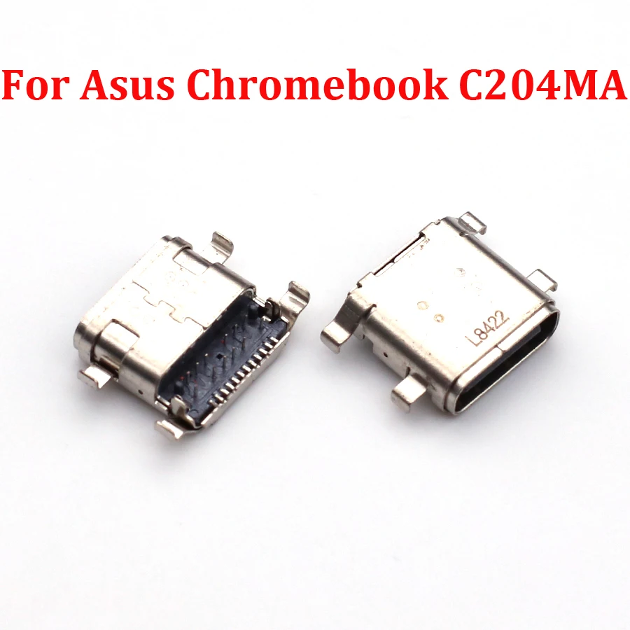 

USB-коннектор типа C для Asus Chromebook C204MA, USB C USB 3,1, USB-коннектор Type-C, штекер питания постоянного тока, 2 шт.