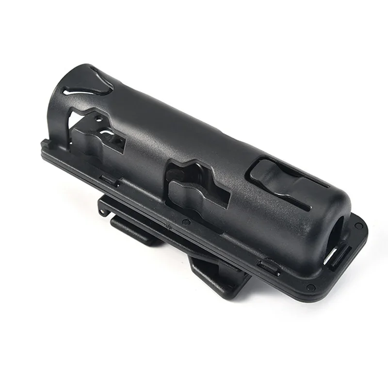 Baton Holster 360 Degree Rotating Baton Stand Plastic Black Telescopic Baton Holster Safe Defense Kit Police Equipment Accessories Tactical