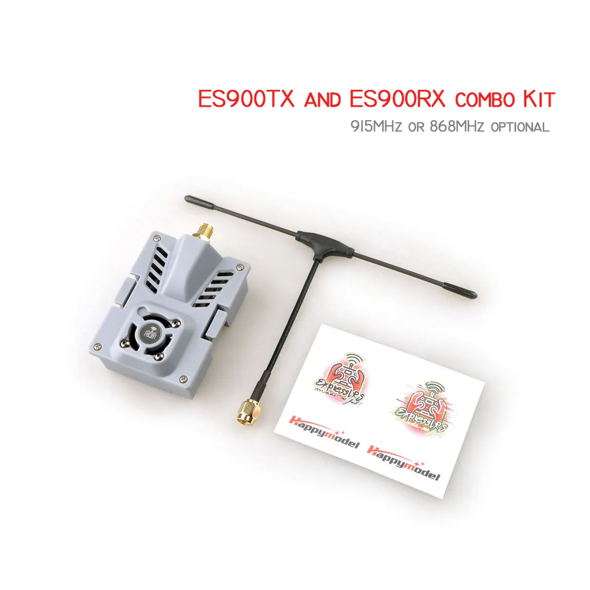 Ensemble émetteur récepteur ExpressLRS ES900TX ES900RX 915 MHz pour longue portée FPV