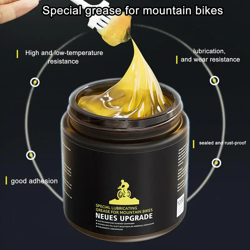 

Bike Lubricating Paste 120g Anti-Rust MTB Road Bike Bowl Set Wheel Grease Bicycle Chain Lubricant Bike Bearing Lubricating Oil