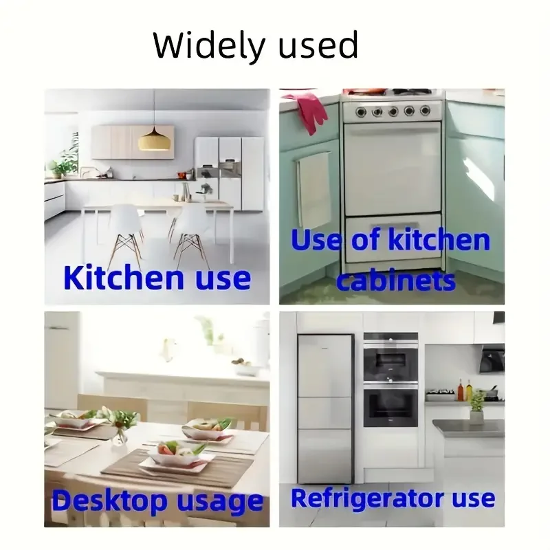 60cm*2m Kitchen Transparent Wall Stickers Protective Film Electrostatic Adsorption Glue-Free Waterproof And Oil-Proof Stove Tile