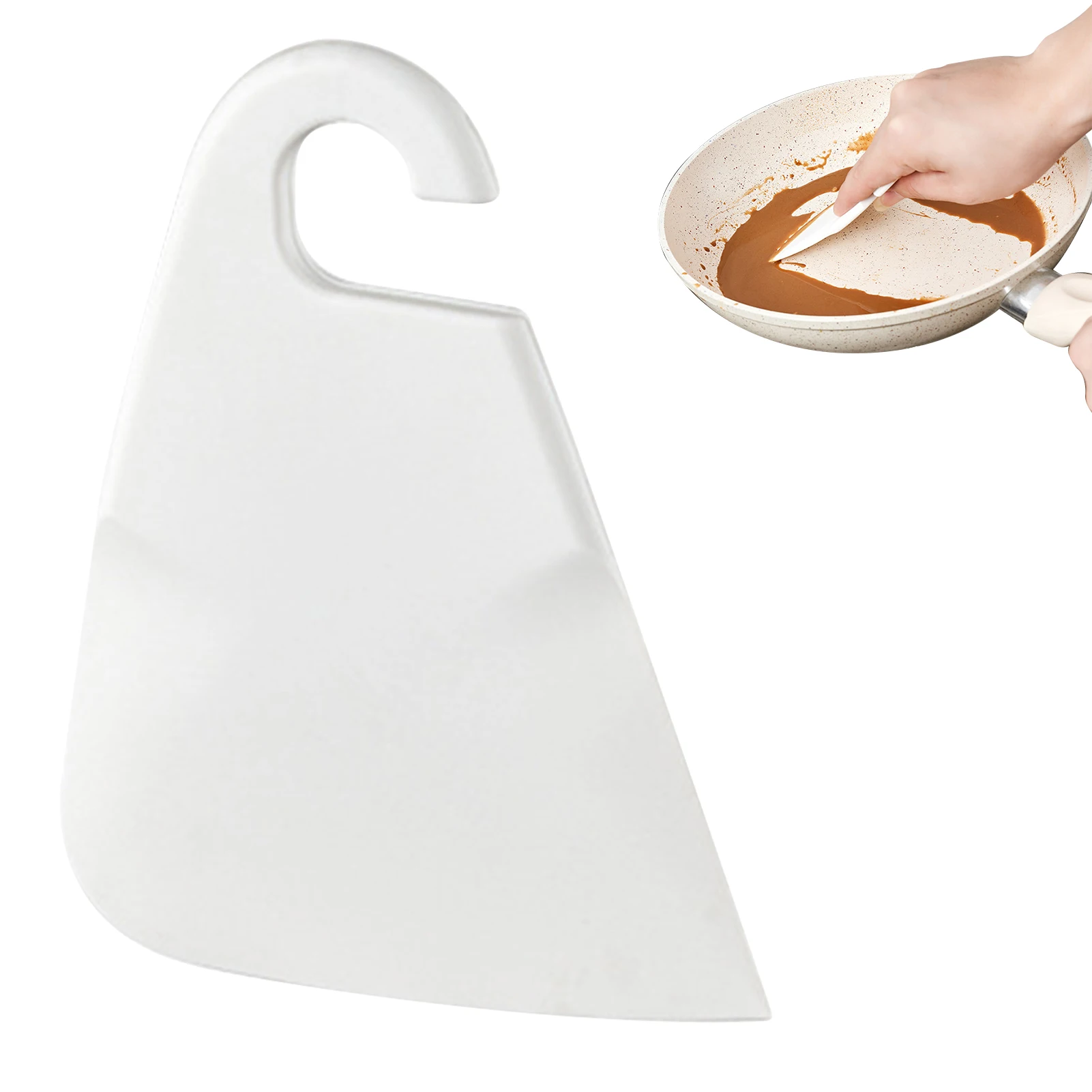 Kitchen Pan Scraper Dish Oil Stain Cleaning Spatula Dirty Pot Silicone  Scraper Multifunctional Pan Bowl Scrub Tools - AliExpress