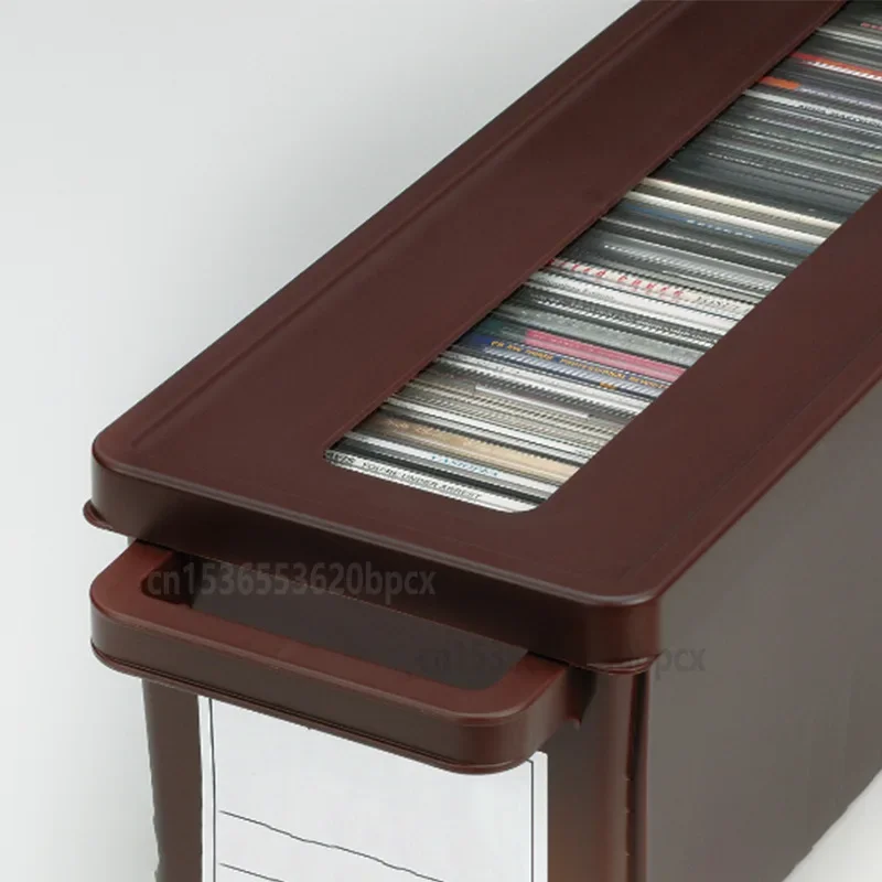 Japanese style Dvd Disc Dust Storage Box with Viewable window CD Disc Box PS4 Storage Game Rack