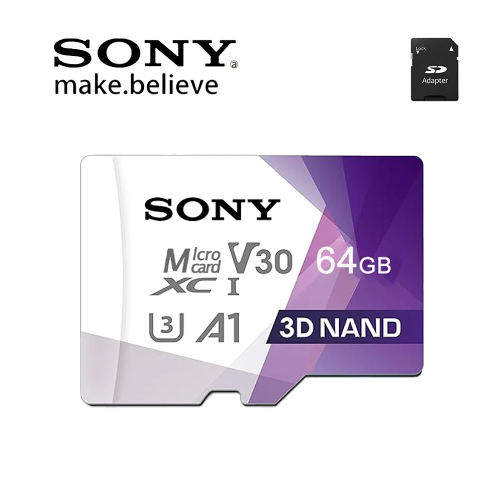 Scheda ad alta velocità Sony da 2 TB Scheda TF da 1 TB/512 GB/256 GB/128 GB Scheda di memoria A1 V30 C10 per computer Telefoni Monitor Dashcam Telecamere