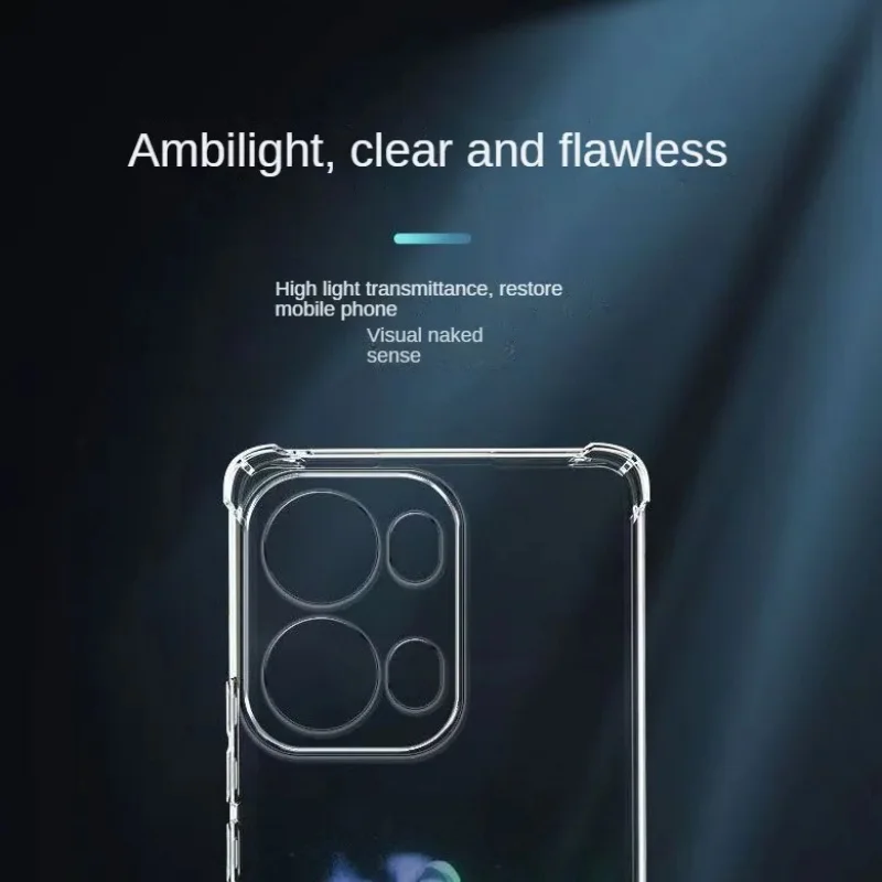 Shockproof Transparent TPU Protective Phone Case