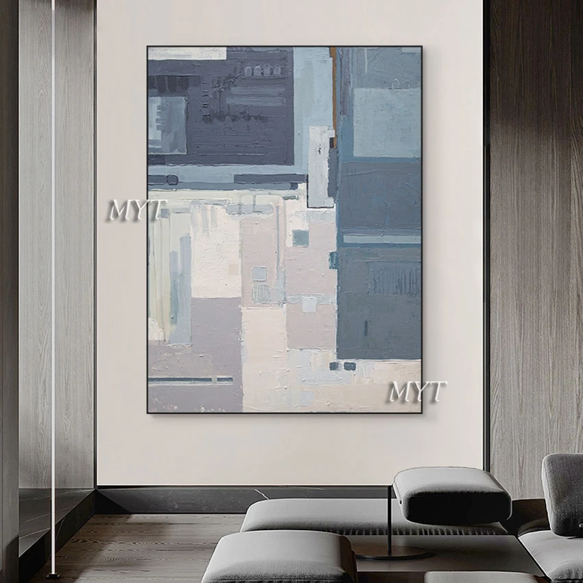 

Современное художественное полотно, Толстая Текстура, Абстрактная Картина на холсте, дизайнерская Настенная картина для ресторана, Прямая поставка, домашний декор, без рамки