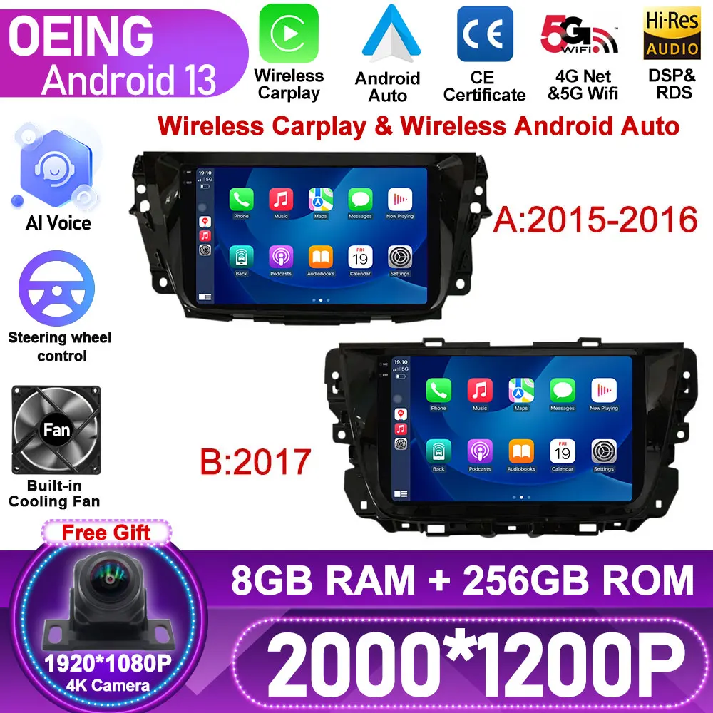 

For MG GS 2015 2016 2017+ Car Radio Multimedia Player GPS Navigation Stereo Wireless Carplay Screen Head Unit Autoradio Android