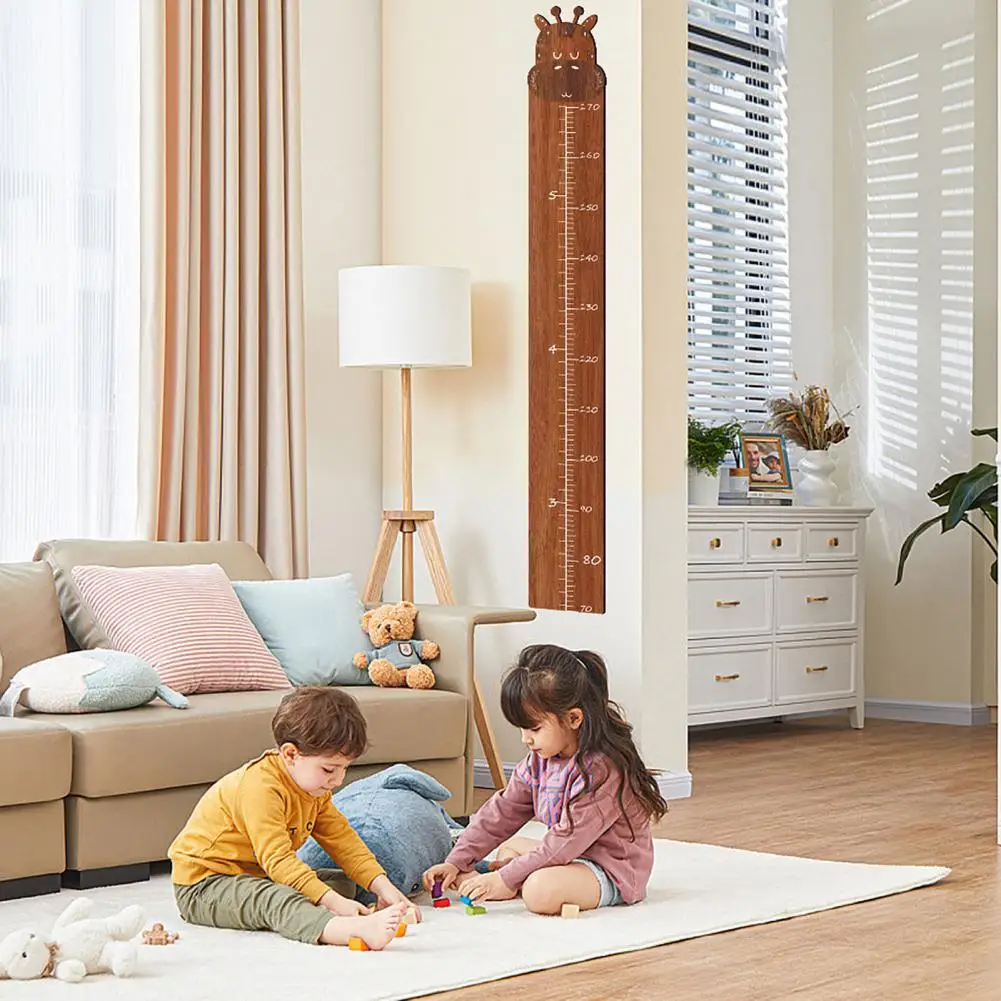 Kids Height Ruler Nursery Wall Growth Chart Wooden Splicing Kids Growth Chart for Boys Girls Nursery Height for Children's