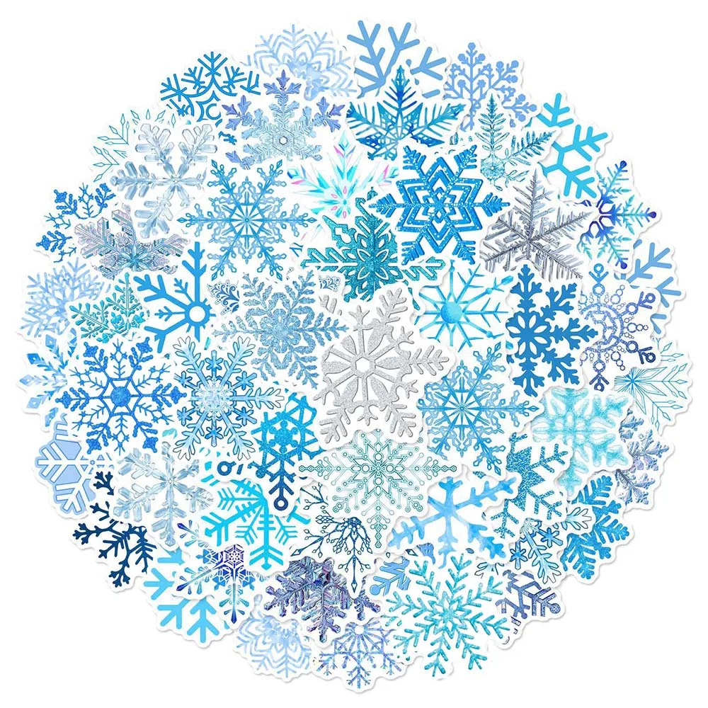 

10/50Pcs Snow Flower Aesthetic Varied Graffiti Stickers DIY Skateboard Scrapbooking Helmet Wall Laptop Decoration Travel Luggage