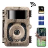 Trail Camera 4k 48MP WiFi Hunting Cameras with 0.2s Trigger Time No Glow Infrared Led for Night Vision Motion Activate Trail Cam 1