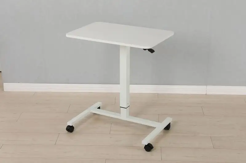 Mobiele Staande Bureau Rollende Laptop Bureau Draagbare Stand Up Bureau Hoogte Verstelbaar Staand Bureau Met Wielen Computer