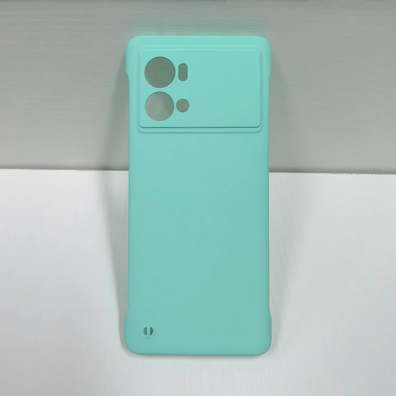 Rahmenlose, matte Hülle in Bonbonfarben für vivo iQOO 9 8 7 5 Pro Neo6 Neo5 Neo 6 5 SE Neo3 Z5 Z3 Slim Hard PC Stoßfest Bumpe_voghion.com