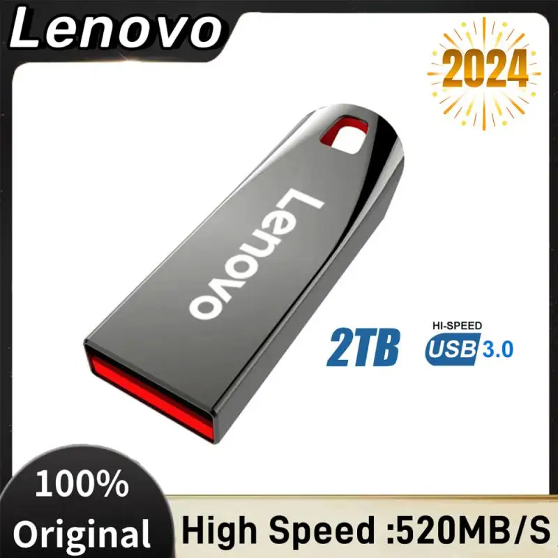 

USB-флеш-накопители Lenovo 3.0, металлическая высокоскоростная флешка, 1 ТБ, 128 ГБ, Водонепроницаемая USB-карта, портативный Usb-накопитель для ПК