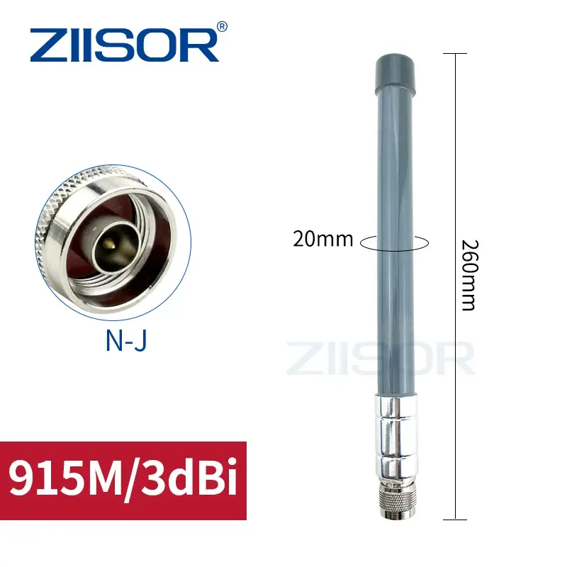 Antenna Aнтена LoRa 915MHz 868MHz for Meshtastic N Male Fiberglass LoraWAN Aerial Антена 868 МГц Для промислового IoT image 7