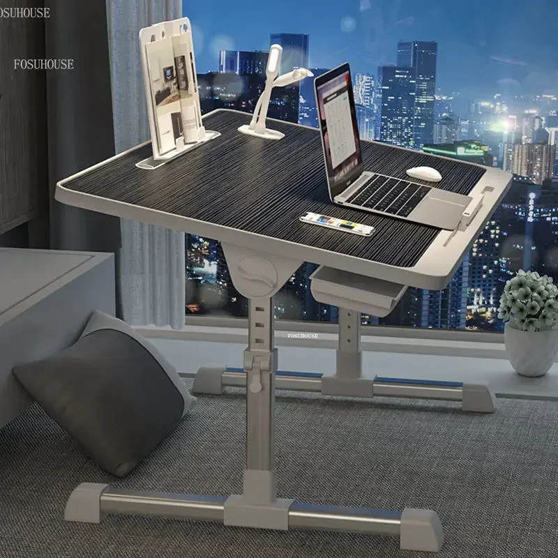 Bedroom Computer Desks Office Furniture Dormitory Student Study Liftable Desk Leisure Office Desks Foldable Bed Small Tables