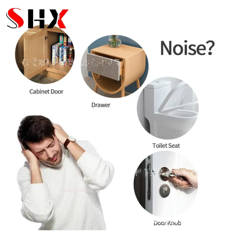 Door Stopper Silicone Door Stopper Door Stopper Bumpers Silicone Rubber Bumpers 300 Pcs Self Adhesive Door Stopper Rubber Damper Buffer Cabinet Bumpers Silicone Furniture Pads Cushion Protective Pads 8x3 10x3