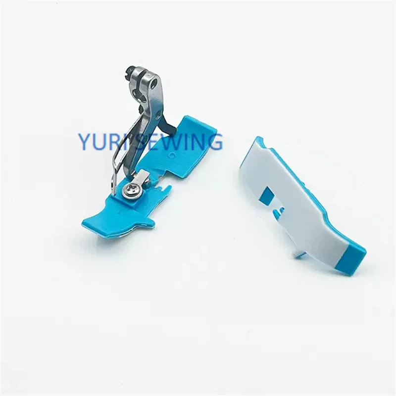 Prensatelas De Goma Para Máquina De Coser Industrial, Prensatelas De Cuero De Teflón, De Cuatro Líneas Pegatina De Pie De Plástico, Alta Calidad
