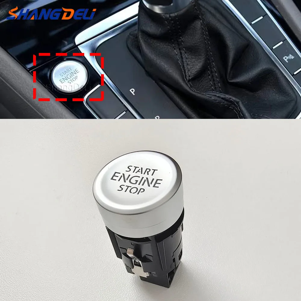 Pulsante Interruttore A Un Pulsante Del Motore Di Arresto Dell'Avviamento Della Chiave Dell'Auto Per Parti Dell'Interruttore Di Avvio Senza Chiave Vw 