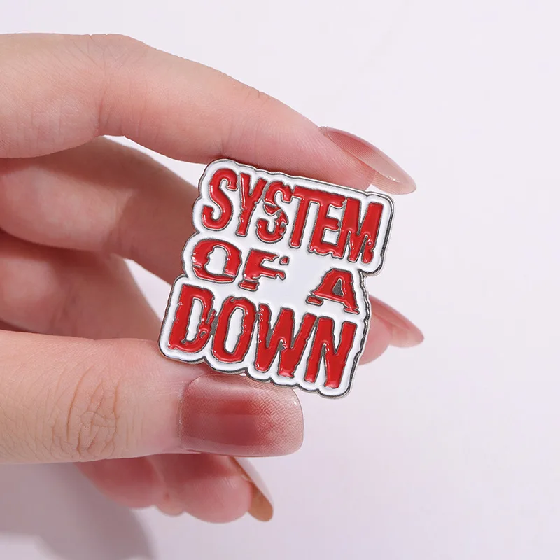 Creative Rock Music Band Enamel Pin Fun Badge Accessories