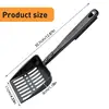 Metal Fireplace Ash Shovel Hollow Out Wood Stove Ash Sifter Iron Coal Shovel Fire Pit Tools for Fireplaces Outdoor BBQ Grills 6