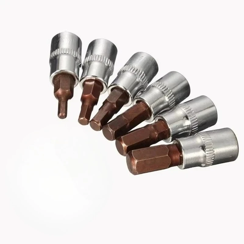 NoName Hex Screwdriver Bit Set H3-H8 for Torque Spanner
