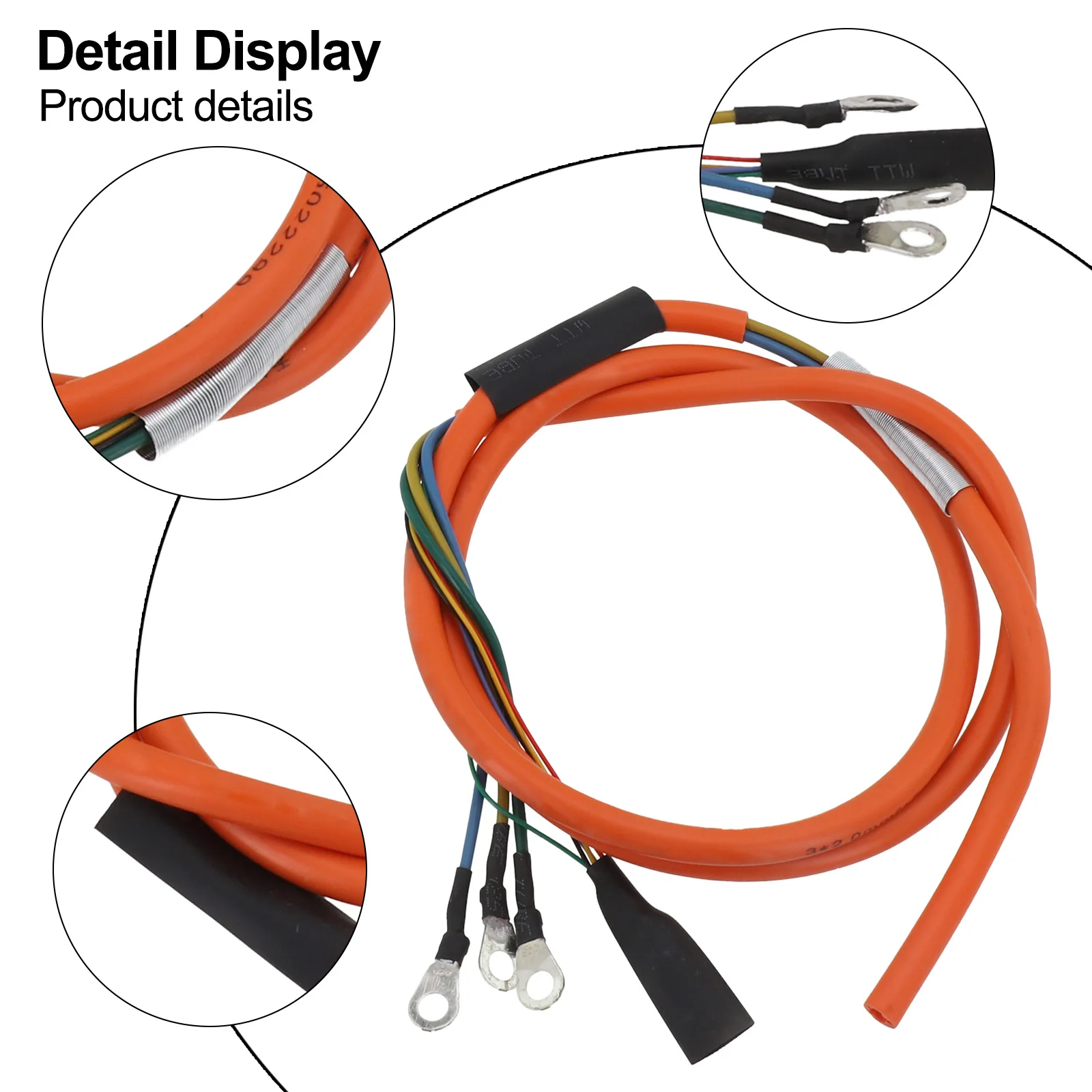 Motor Cable 1000/800W Wheel Hub Engine Hall Senor Connector Wires For Electric Scooter Bicycle 2.0/2.5mm&sup2; Repair Parts Accessory