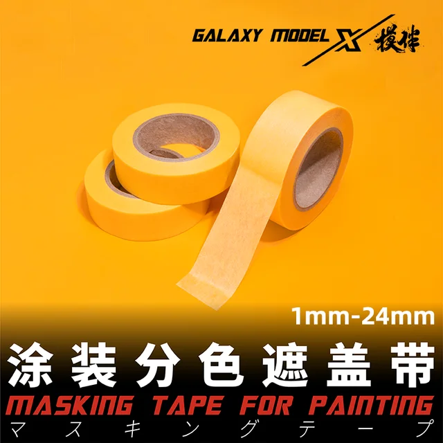 Galaxy Tool Modello pittura Nastro di separazione del colore Nastro adesivo 1mm-24mm Precisione dimensionale Adesione debole senza residui di colla 1