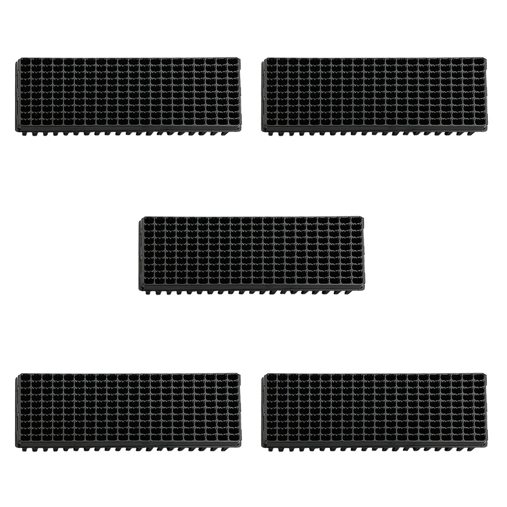 

5 Pcs Grow Trays Planting Vegetables Growing Plastic Flower Pot Plug Germination Kit Indoor Sprouter