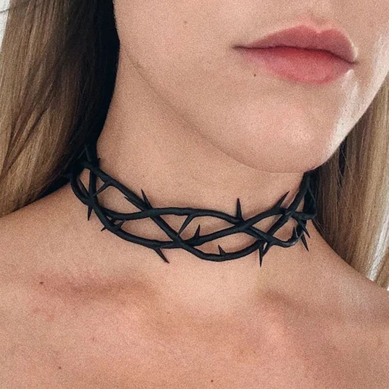 Multilayer Gothic Hollow Black Lace Choker Necklace for Women Sexy  Waterdrop Pendant Clavicle Chain Halloween Jewelry Party Gift - AliExpress