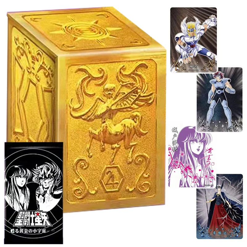 

Saint Seiya Cards Gold Soul Anime Collection Card Aquila Yuna Geki Peripherals Paper Games Toys Family Xmas Kids Birthday Gifts