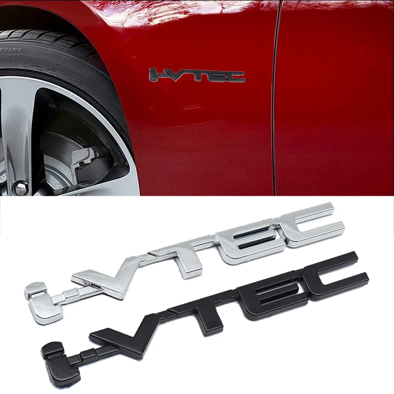 Abs Car Emblem Body Sticker Decalcomania Decorazione Per I-Vtec Logo Honda C70 Ex5 Crosstour H-Rv Pilot Jade Insight Elysion Crz Jazz
