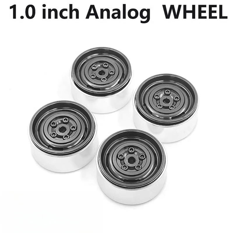 

1.0'' inch Analog Beadlock Wheel Hub Rims 1/24 Radio Control Car Axial SCX24 AXI00006 Ford Bronco C10 AXI00001 Jeep JT AXI00005