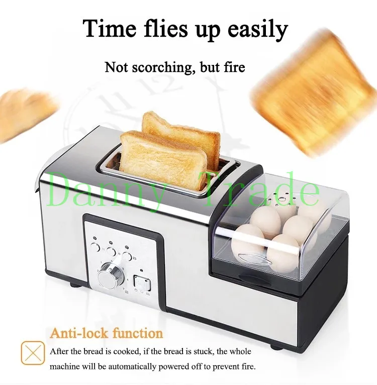 Description Picture 6 of item3-in-1 Breakfast Machine 850w oven Bread Baking Maker Bread Toaster /Fried Egg/ Coffee Cooker