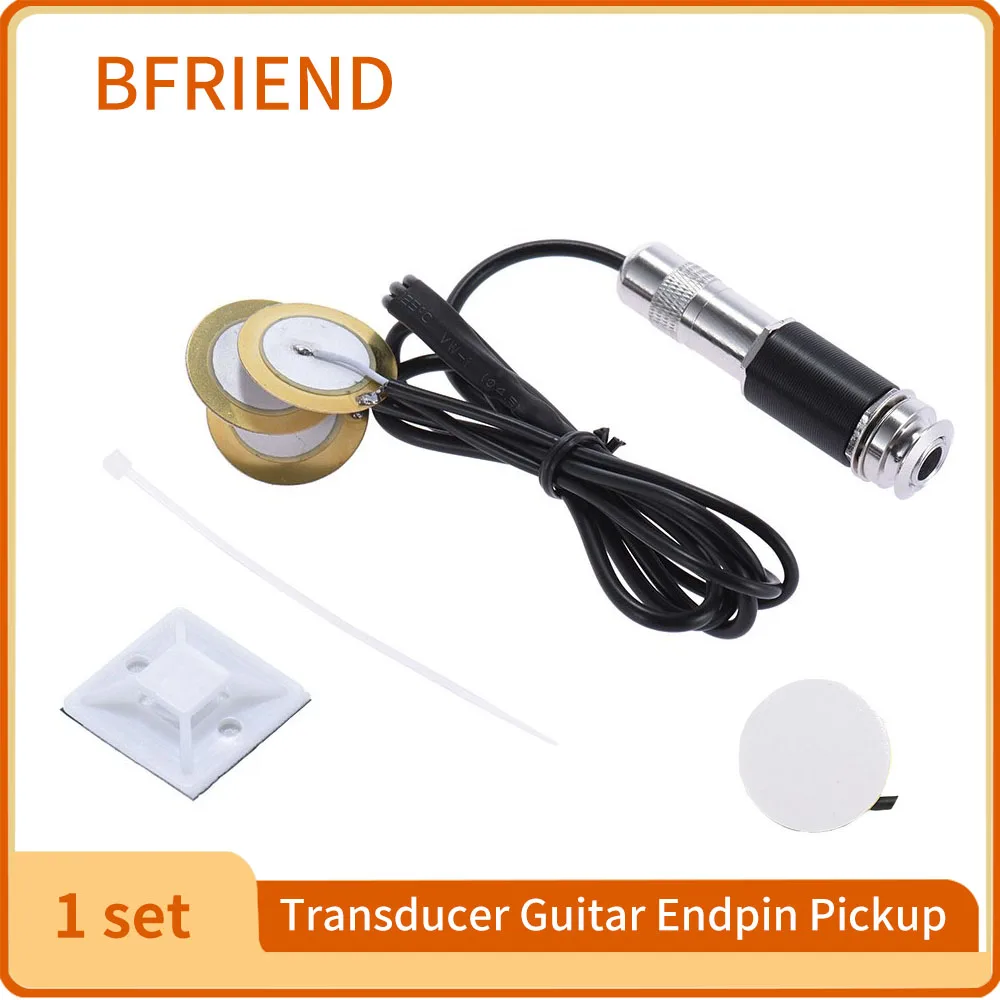 

Universal Guitar Pickup Piezo Transducer Guitar Endpin Pickup for Acoustic Guitar Ukulele Mandolin Banjo Guitarra Accessories