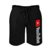 Youtube Logo Quick Dry Summer Mens Beach Board Shorts Briefs For Man Gym Pants Shorts Youtube Funny Cute Cool Tumblr Youtubers 1