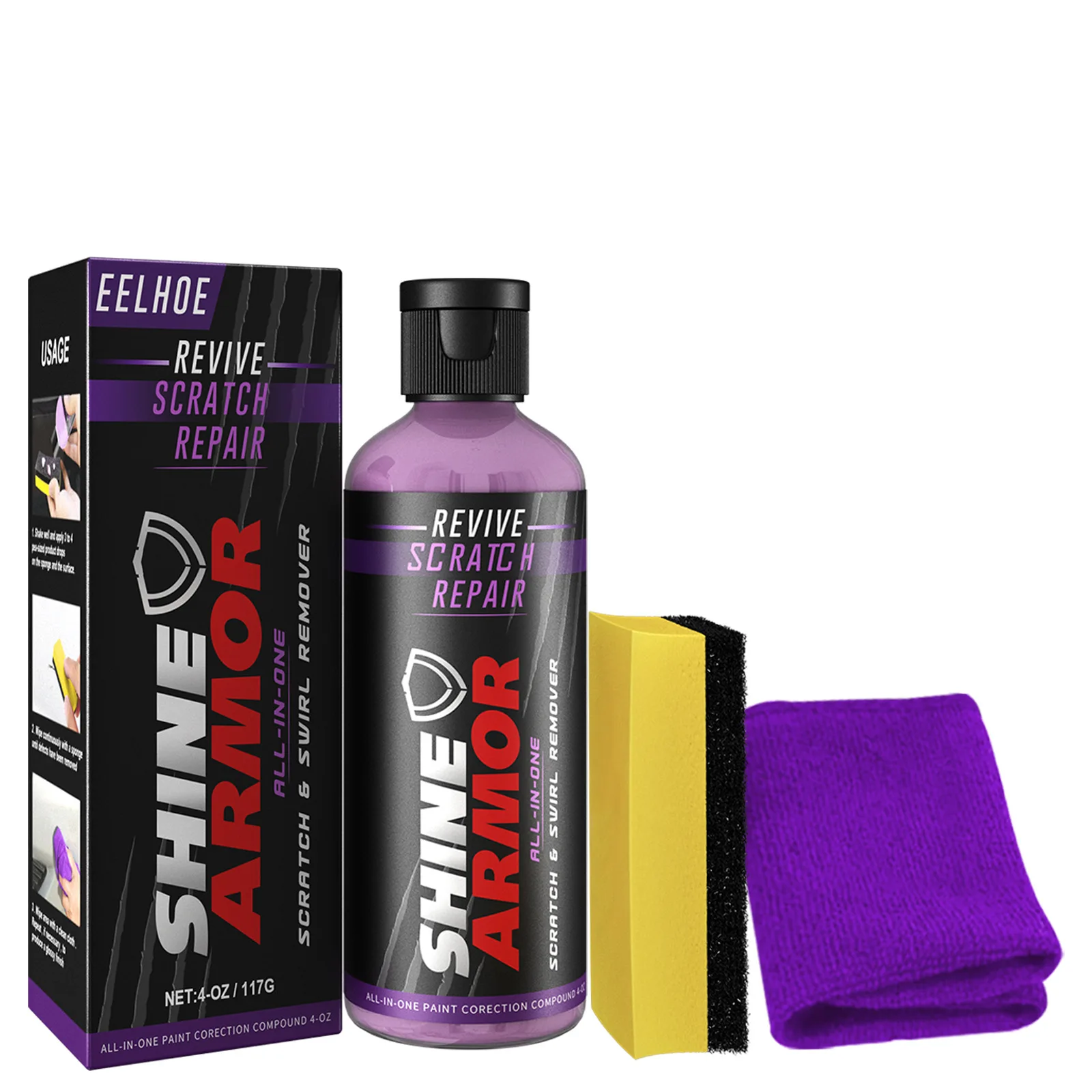 Car Scratch Remover Swirl Removal Anti Scratch Repair Polishing Auto Body Grinding Paint Care Maintenance Auto Paint Restorer