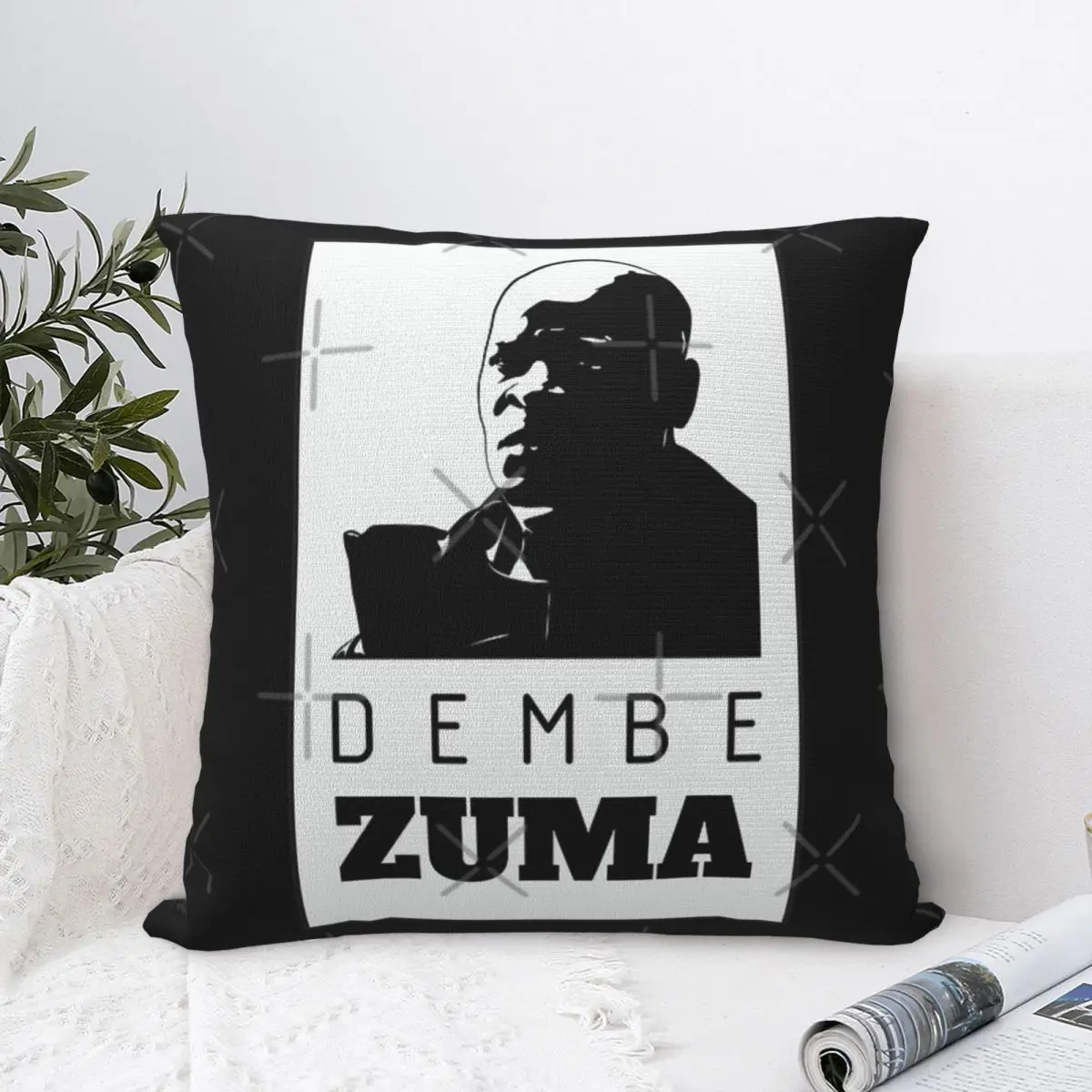 Детская подушка с изображением черного листа, для фанатов из черного списка