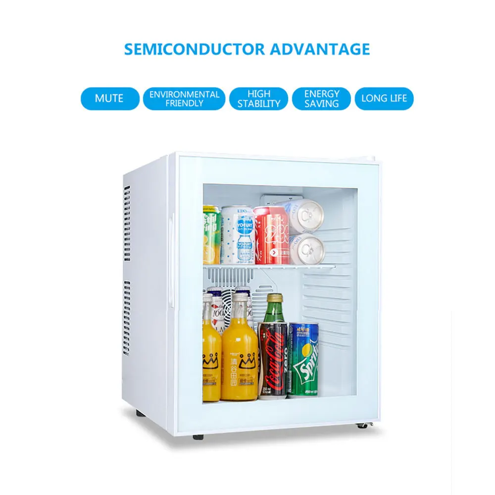 Refrigerator Small Household Hotel Bedroom Apartment Mini Mute Refrigerated  Cosmetic Tea Beverage - AliExpress