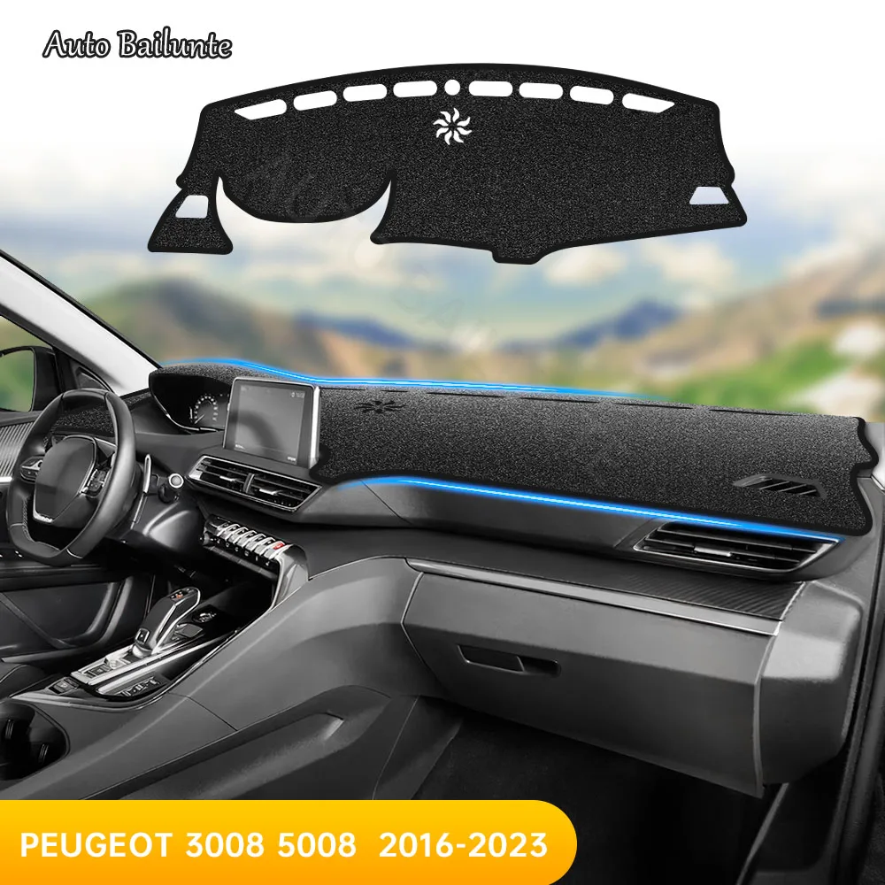

Гибридный коврик для приборной панели Peugeot 3008 5008 GT 2016 - 2020 2021 2022 2023