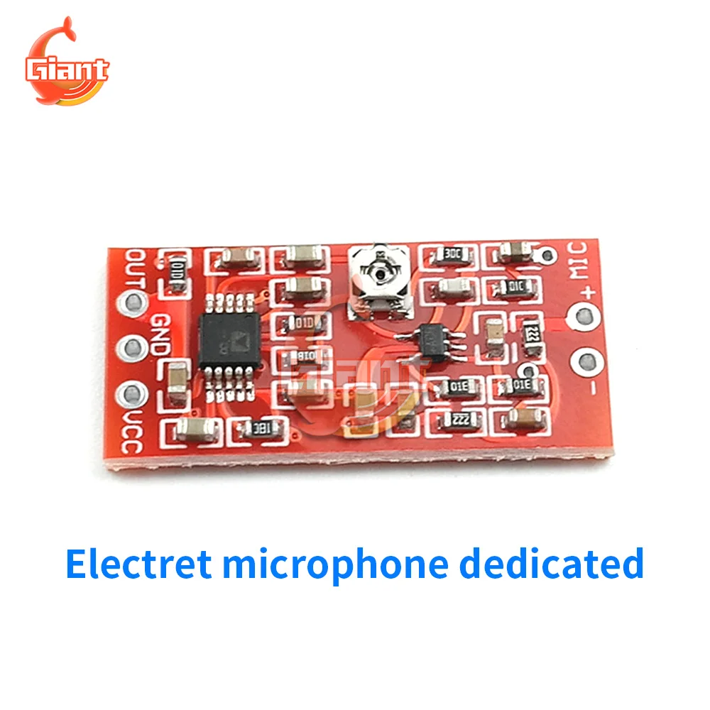 

MAX4466 Electret MicropAhone Preamplifier Module with SSM2167 Voice Compression Amp