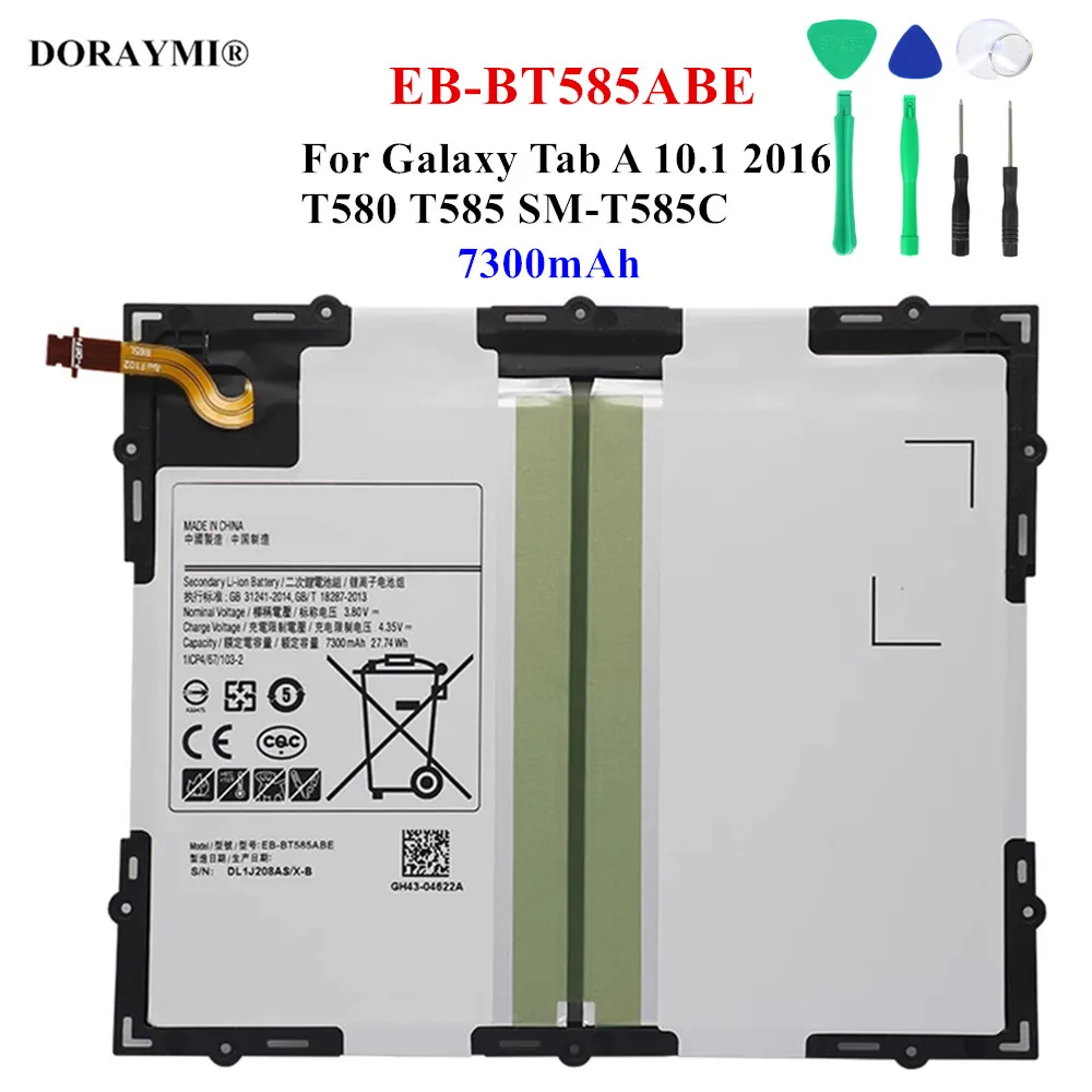 Original 7300mAh EB BT585ABE EB BT585ABA Tablet Battery for Samsung