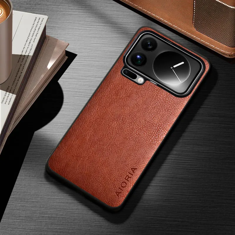 Vintage Leather Soft Cover - Stylish Luxury Phone Case