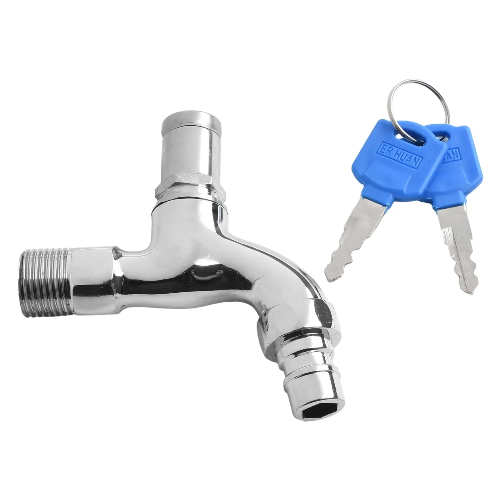 Faucet Lockable Sink Tap 1/2" 1PCS For Washing Machine