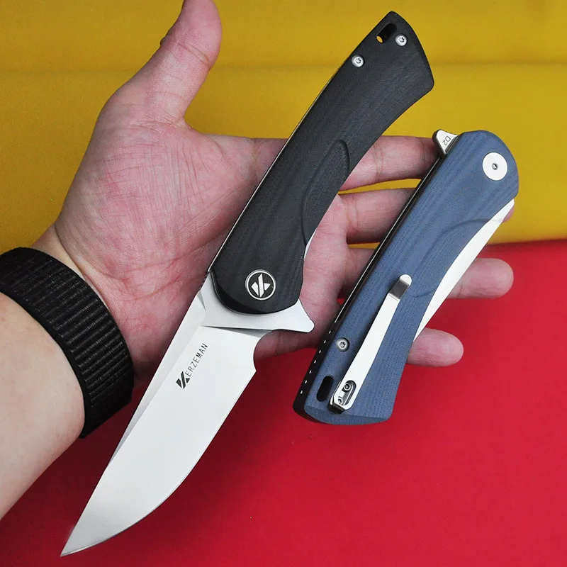 KERZEMAND2SteelG10HandleFoldingknifeOutdoorhuntingfolding