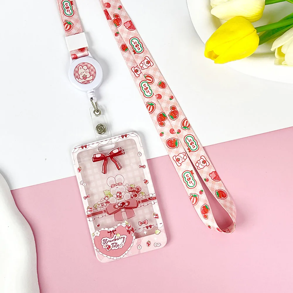 INSCuteCartoonPhotocardHolderStudentAcrylicIDBusCreditCard