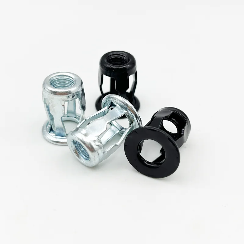 Jacknut M4 M5 M6 Petal Rivet Lock Screw Nut Expansion Clamp Bolt Riveter Fixed License Plate screw bolt nut set rivet nut plier set rivet nut plier kit rivet nut gun hex nuts assortment kit For Car