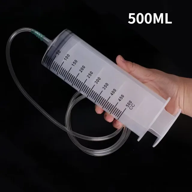 350ml/500ml Pet Animals Feeding Large Capacity Enema Syringe Large Syringe Reusable Pump Measuring with Scale Big Syringe 3