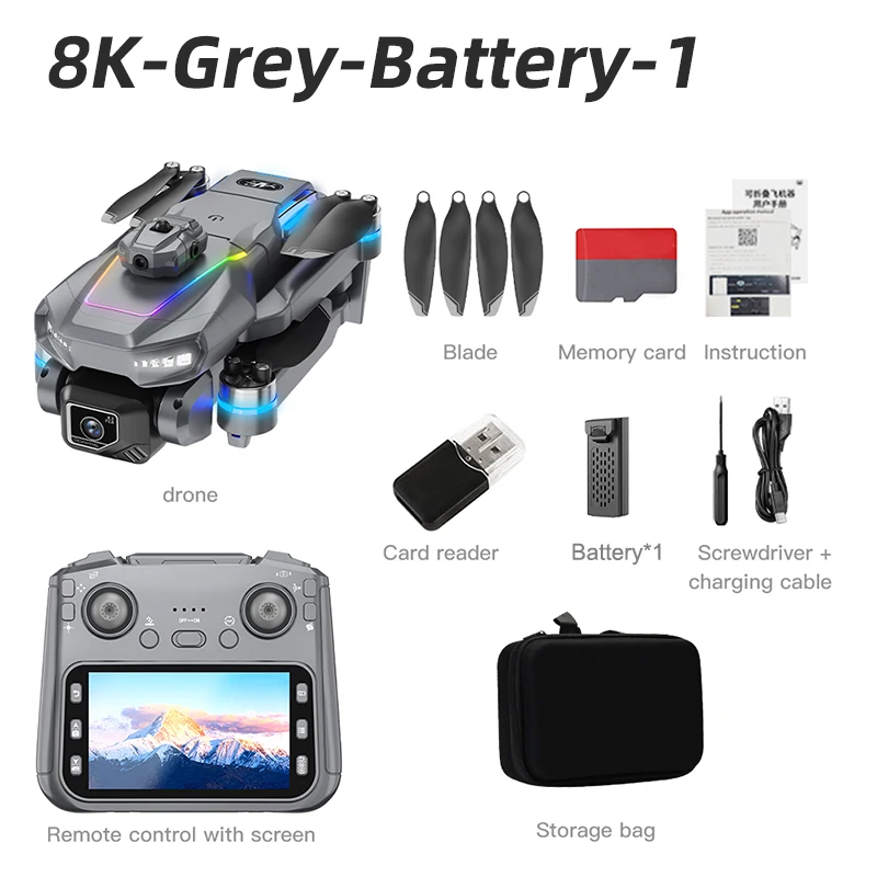 Batteria Grigia-8K-1