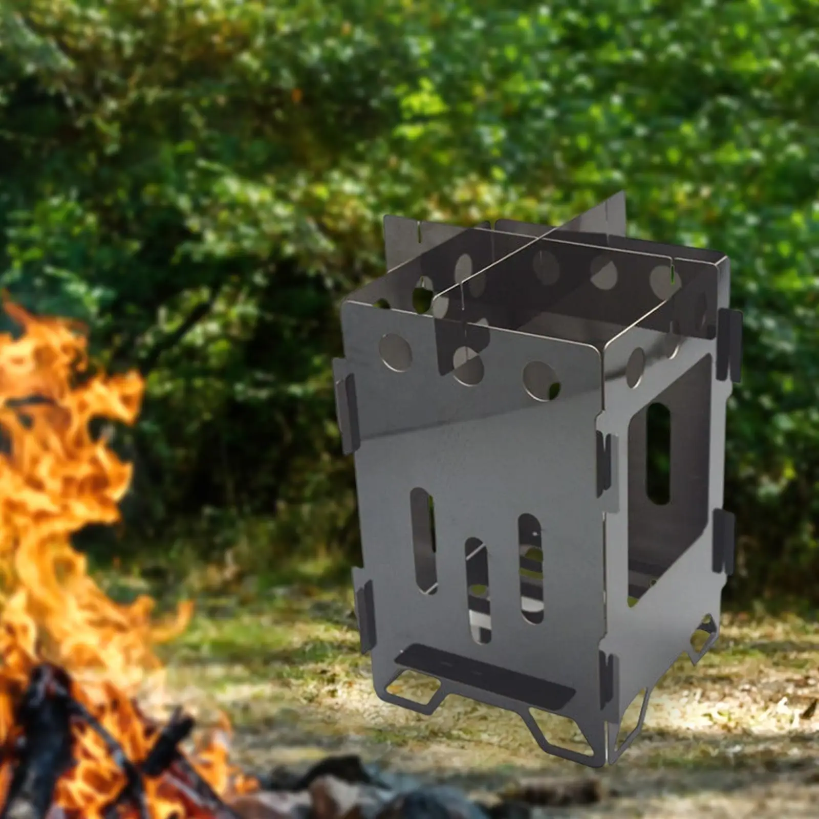 Folding Wood Burning Stove Foldable Camping Stove for Hunting Backpacking -  AliExpress