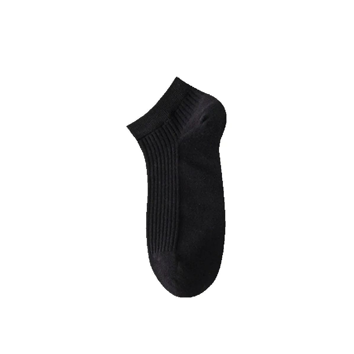 2025e White Fiber Breathable Sweat-Absorbing Cool Comfortable Boat Bamboo Cotton Men's Socks_voghion.com